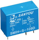 8Pcs New SANYOU Relay SMIH-SH-112L 5-pin 16A250VAC Waterproof 12VDC 